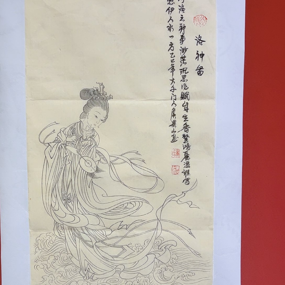 国画侯果山老师亲笔手绘作品朵 