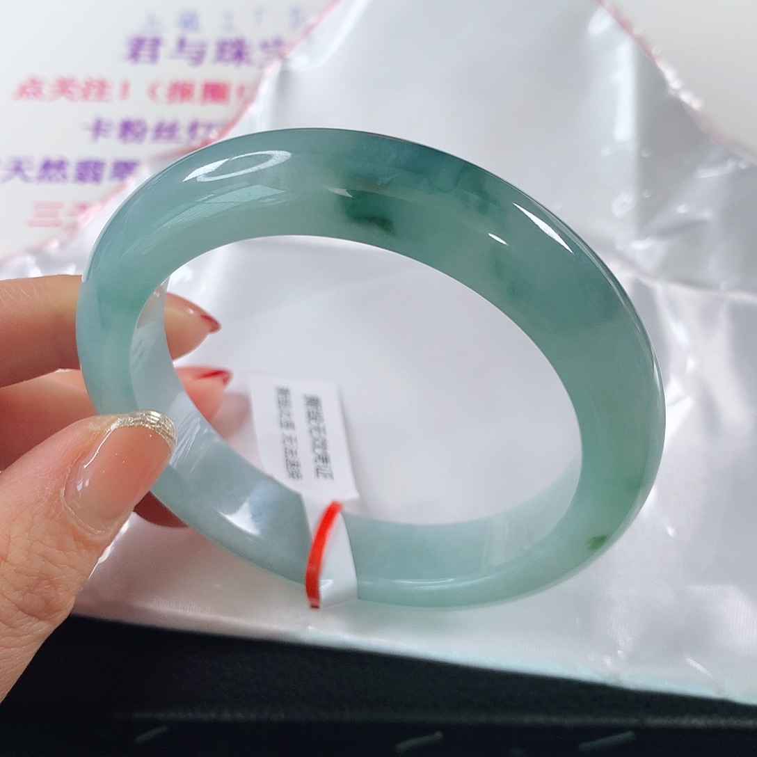翡翠手镯未镶嵌 正圈①③②⭐