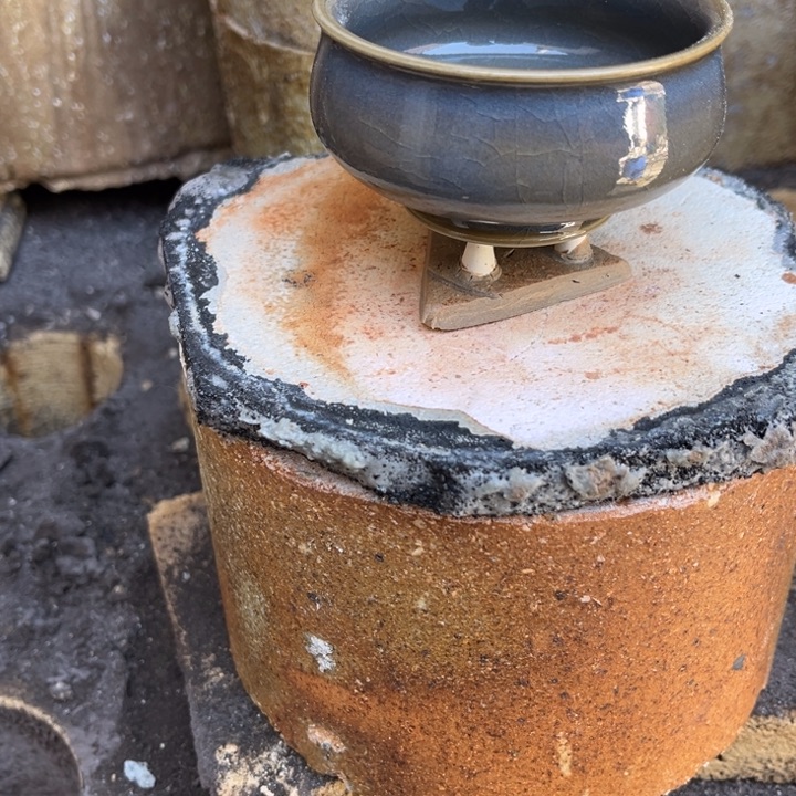 炉石杯手工柴窑天蓝