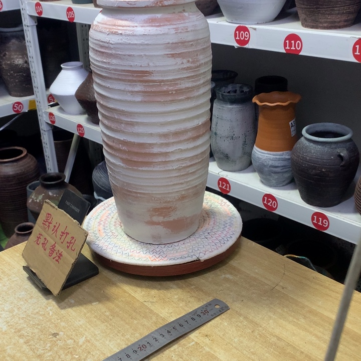 【闪购商品】红陶粗糙盆无孔高34口12