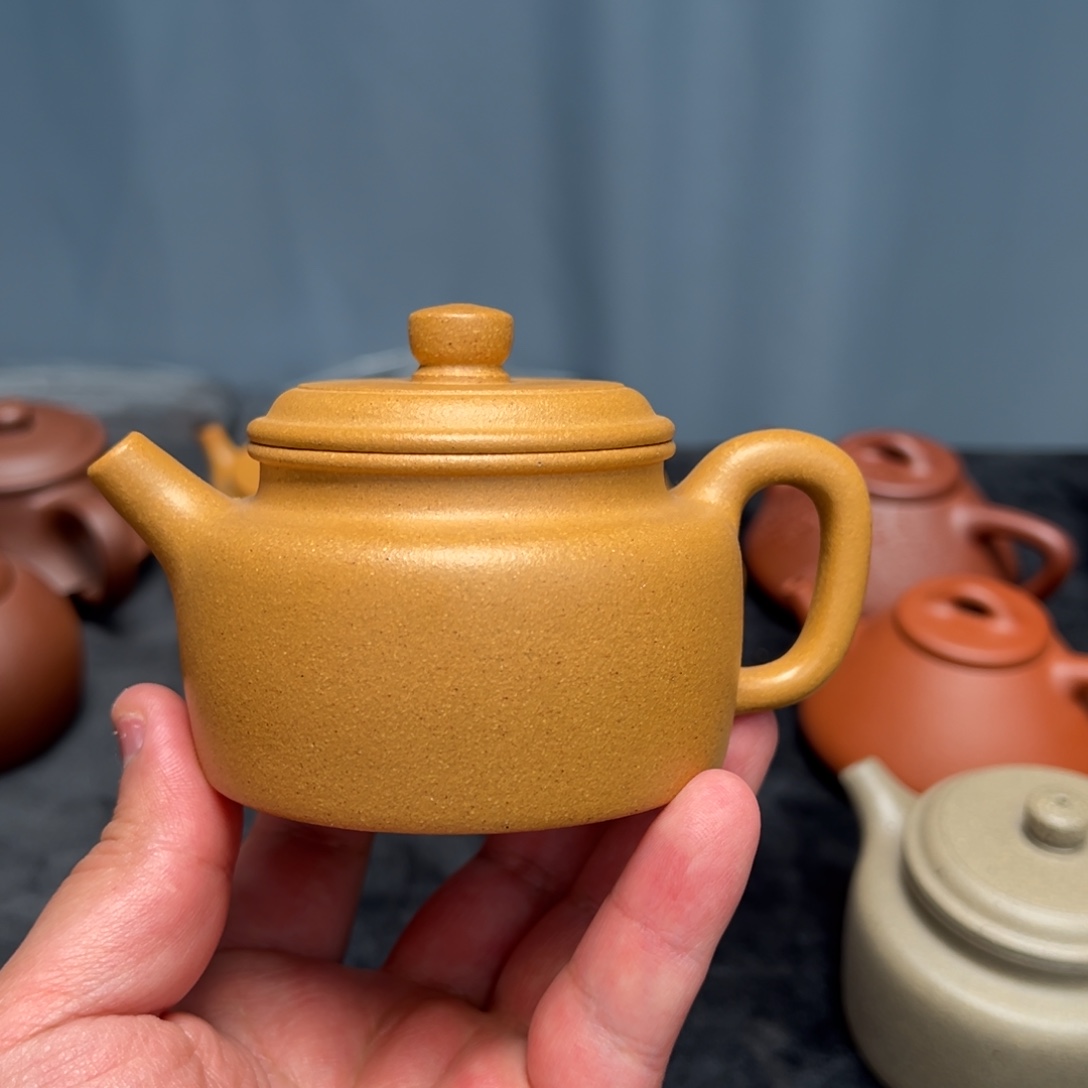 茶壶紫砂微瑕190cc黄金段德钟