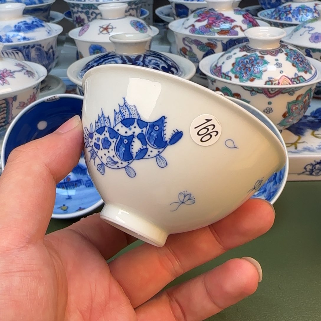 景德镇纯手工手绘茶具166