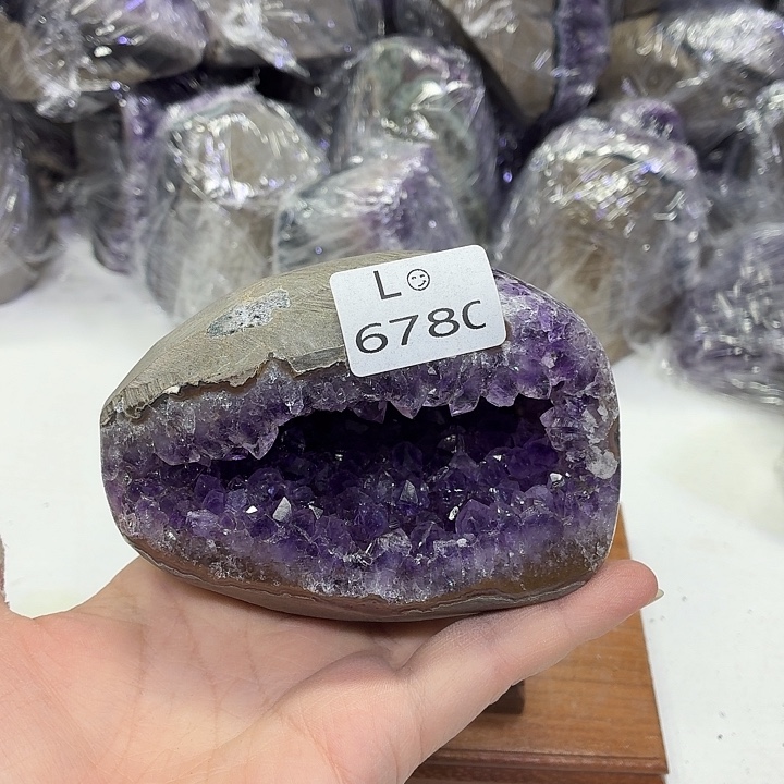 未镶嵌水晶摆件天然紫水晶
