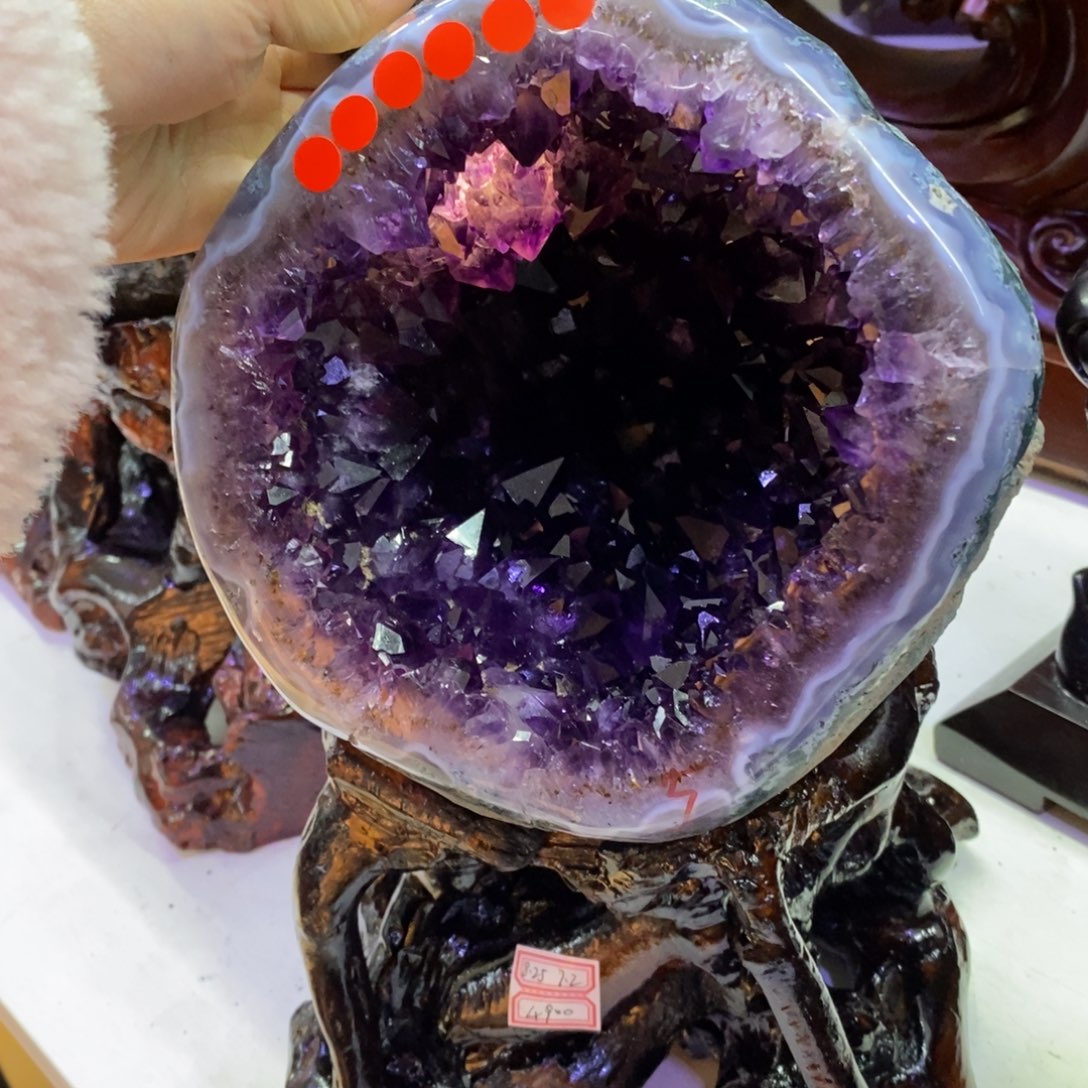 水晶摆件婷未镶嵌