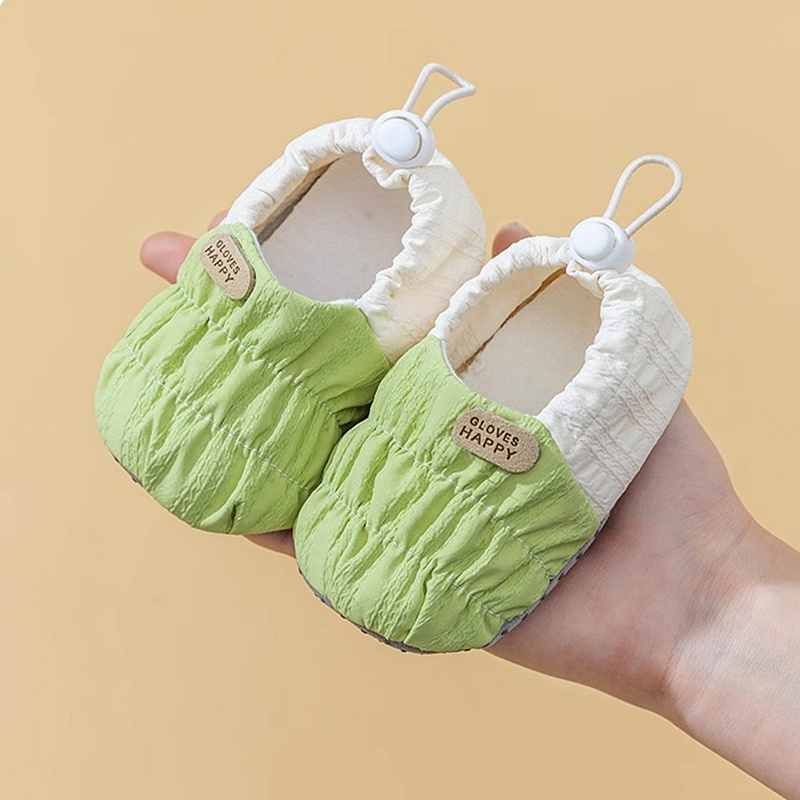 春秋季宝宝护脚学步鞋不掉婴儿鞋婴儿鞋软底防滑步前鞋子豆豆鞋