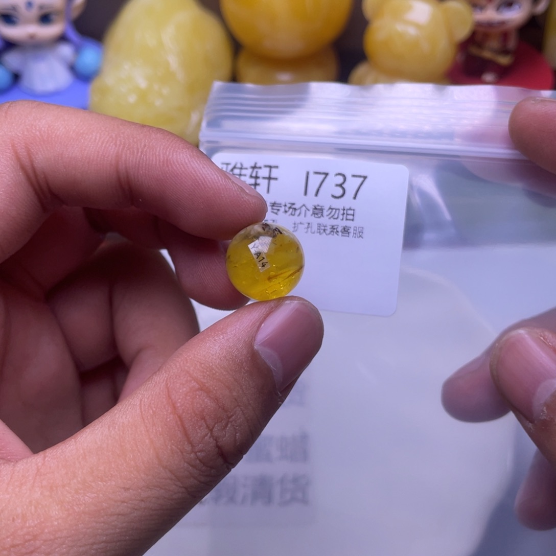 琥珀未镶嵌珠宝奇石