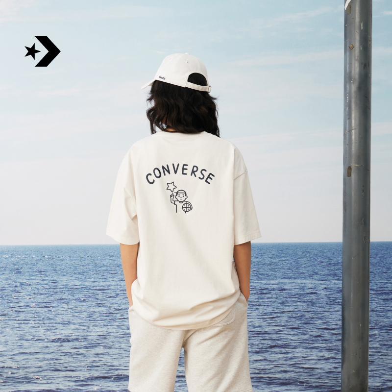 CONVERSE匡威官方 Converse x Noritake 印花短袖10028761
