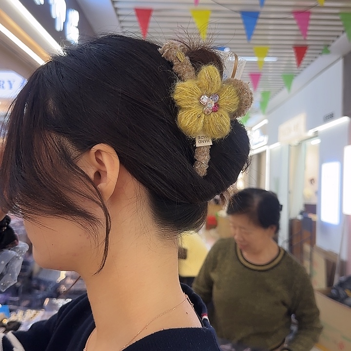 三醋酯纤维黄色抓夹-75