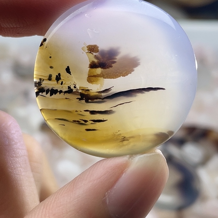 玛瑙/玉髓合金颈饰