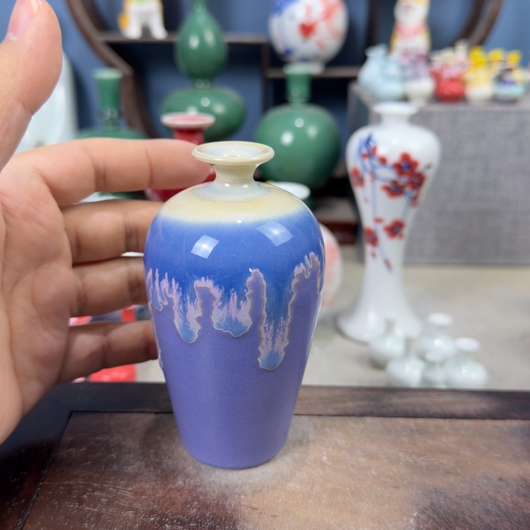 陶瓷手工小花器摆件