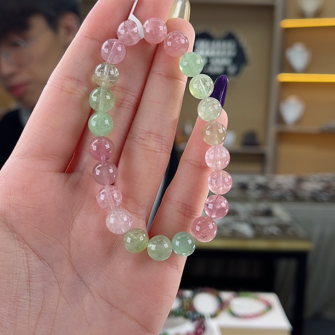 碧玺碧玺8mm（多样性发一件未镶嵌