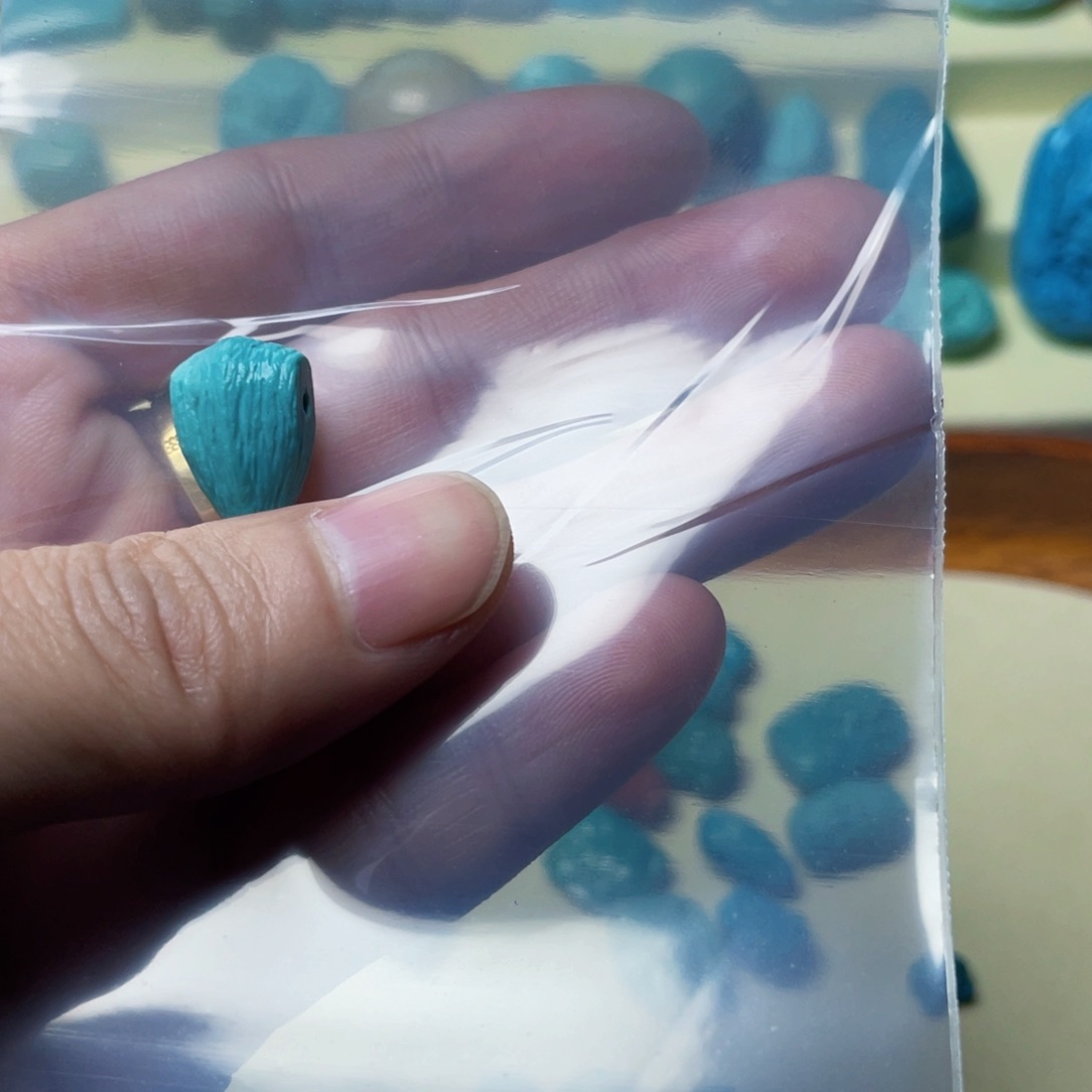 绿松石珠宝奇石银S925镶嵌