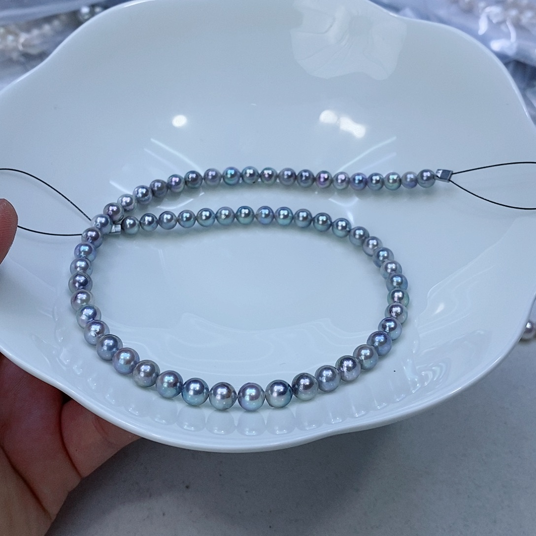 海水珍珠颈饰银S925镶嵌