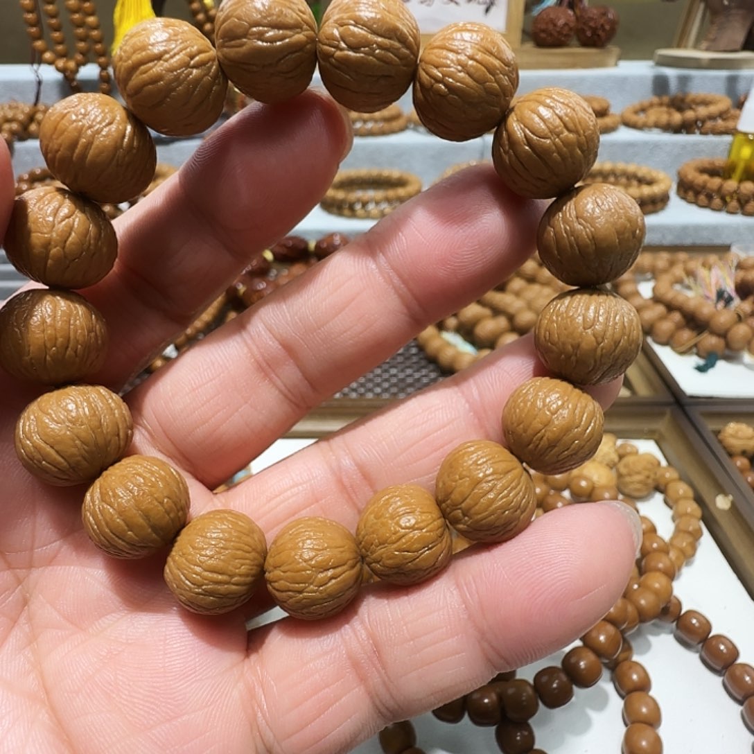 猴头核桃手串全品无暇猴头手串凤羽