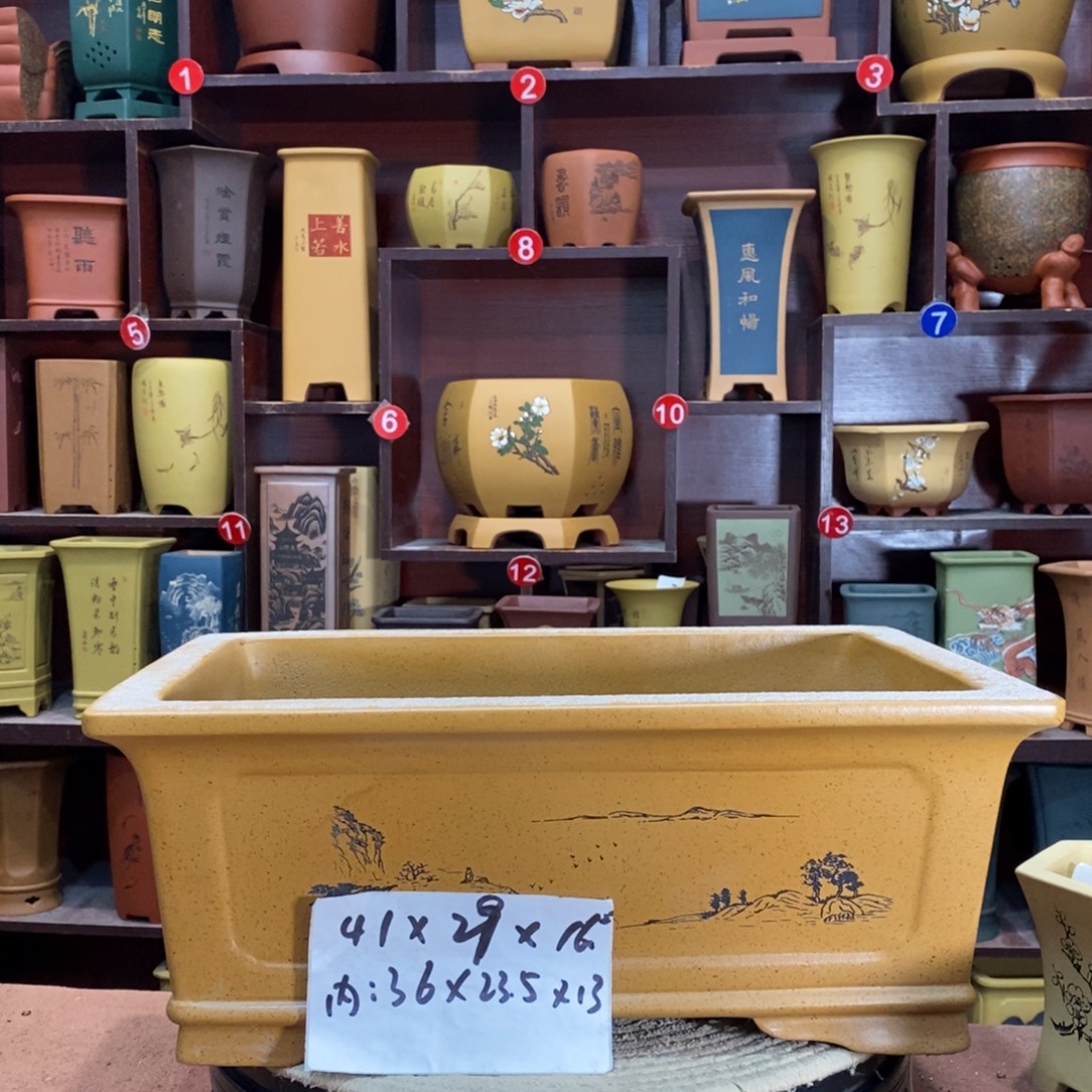 紫砂艺术紫砂花盆