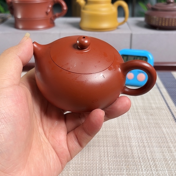 旋***）紫砂茶壶宜兴原矿泥料手工紫砂壶