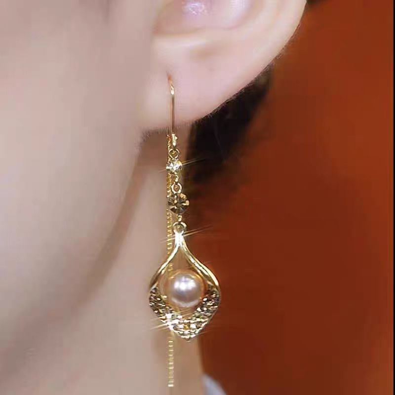 铜合金陶瓷耳饰 铜合金101号 高端大气时尚简约百搭耳饰