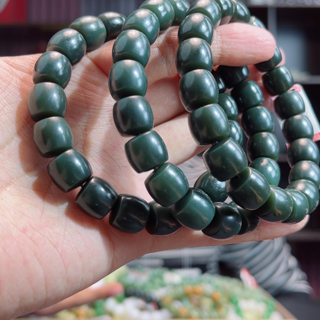 和田玉手链未镶嵌手串新疆92年塔县多样性拍一发一12