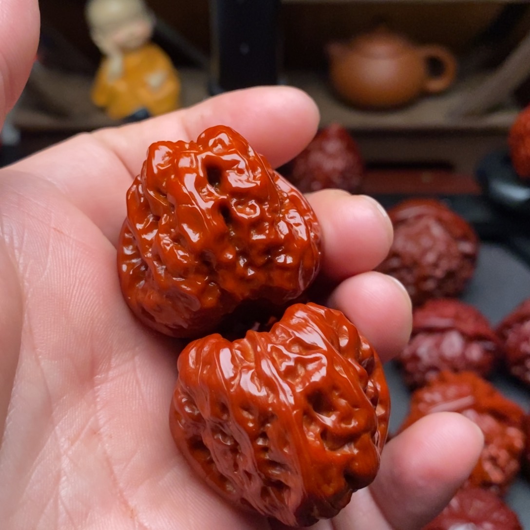 吊坠文玩核桃34蛤蟆头