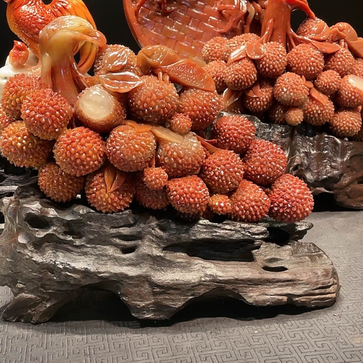 【闪购商品】寿山石用****9荔枝摆件工艺品