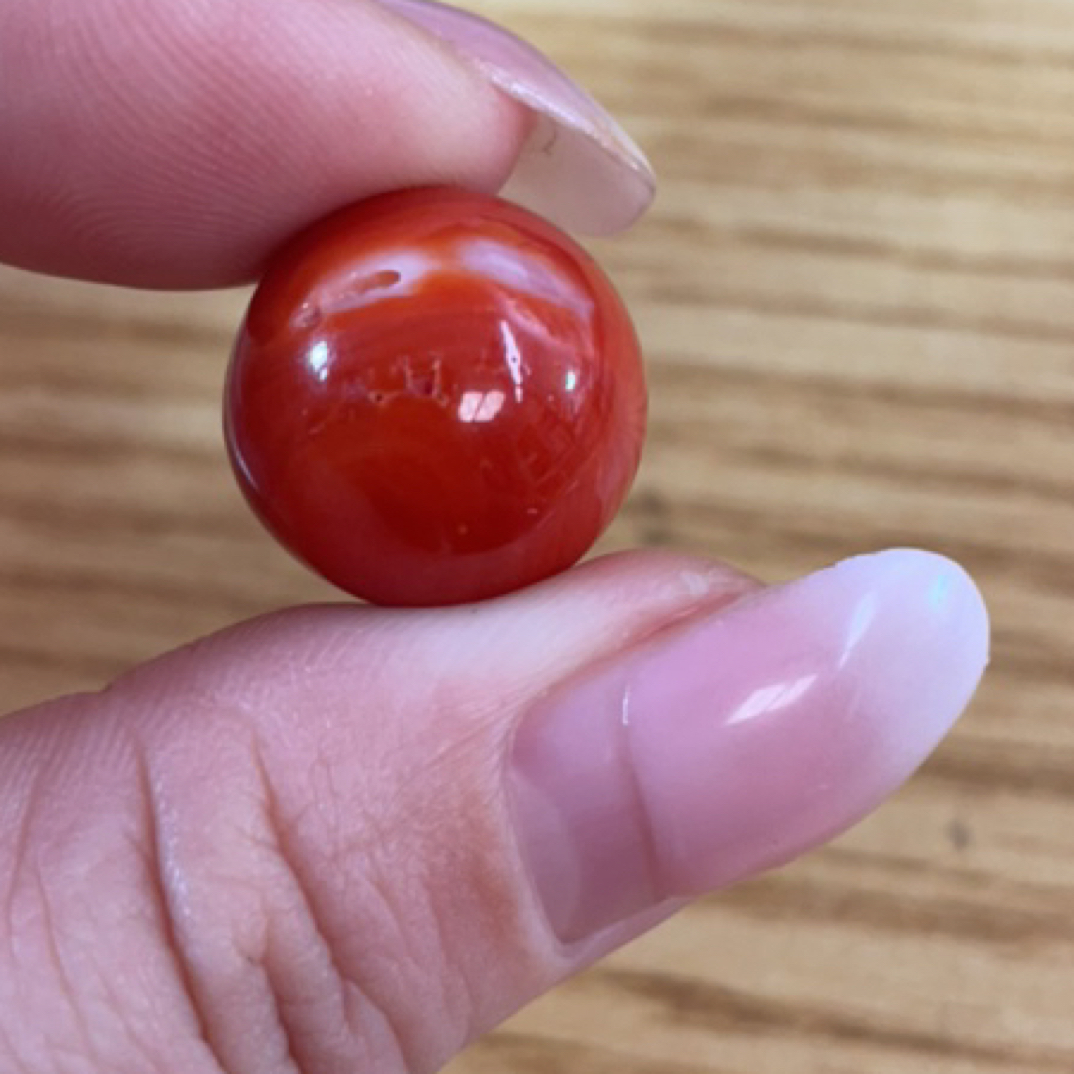 珊瑚红珊瑚阿卡大单珠（5500