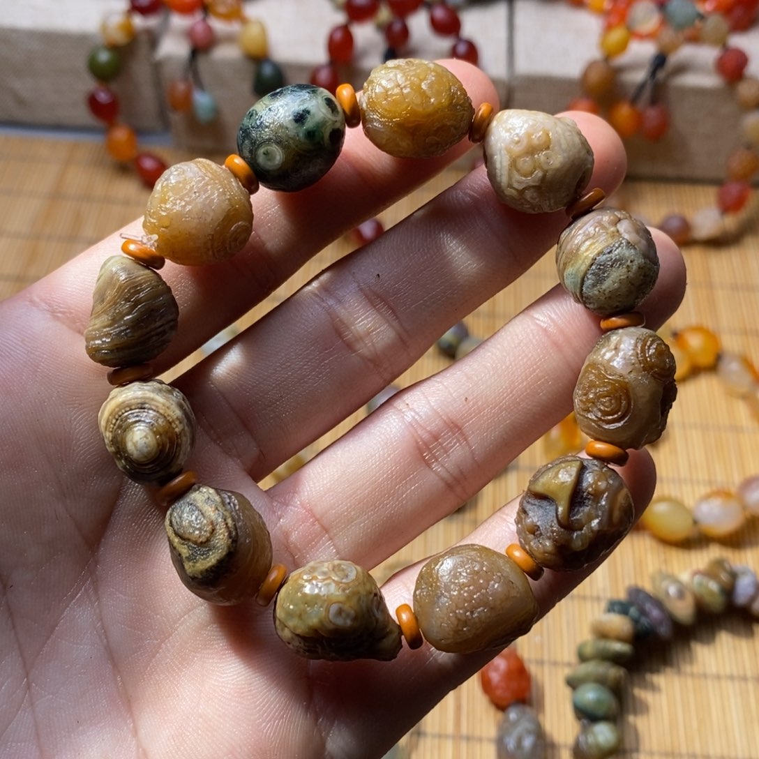 玛瑙/玉髓手链未镶嵌