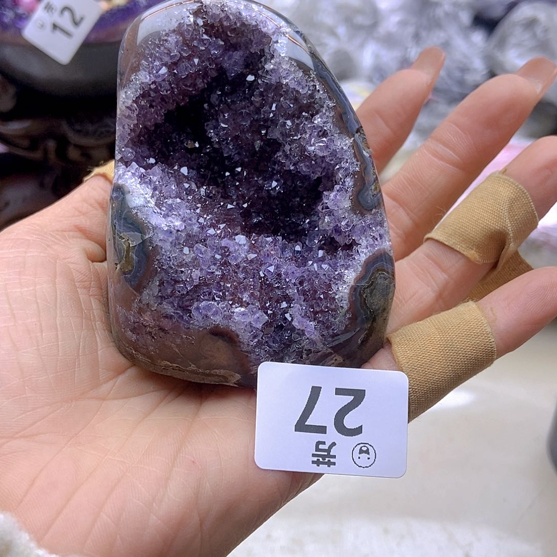 紫晶大型摆件（非配饰）未镶嵌