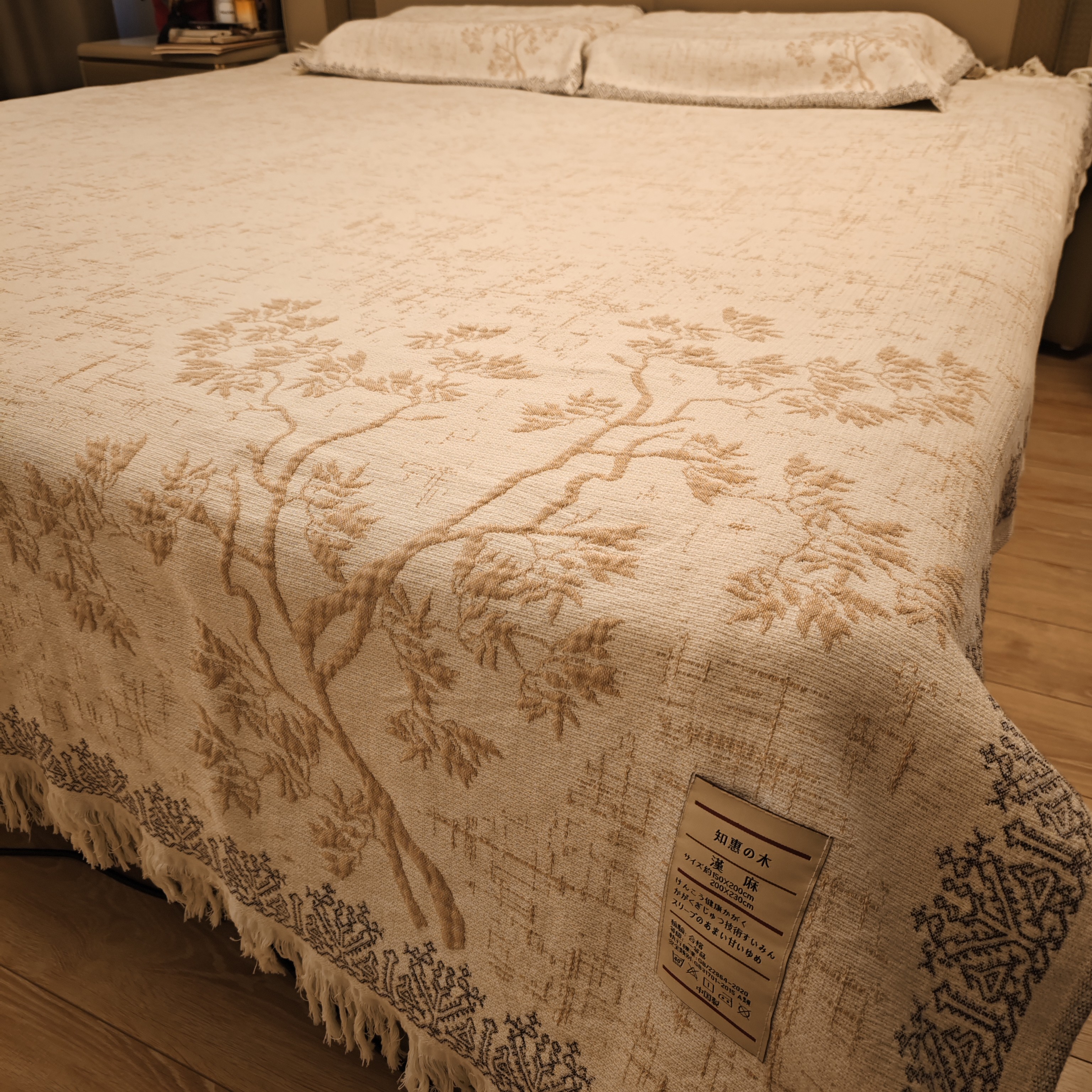 外贸汉麻床盖四季通用尺寸2*2.3床盖沙发垫床单简约加厚沙发巾