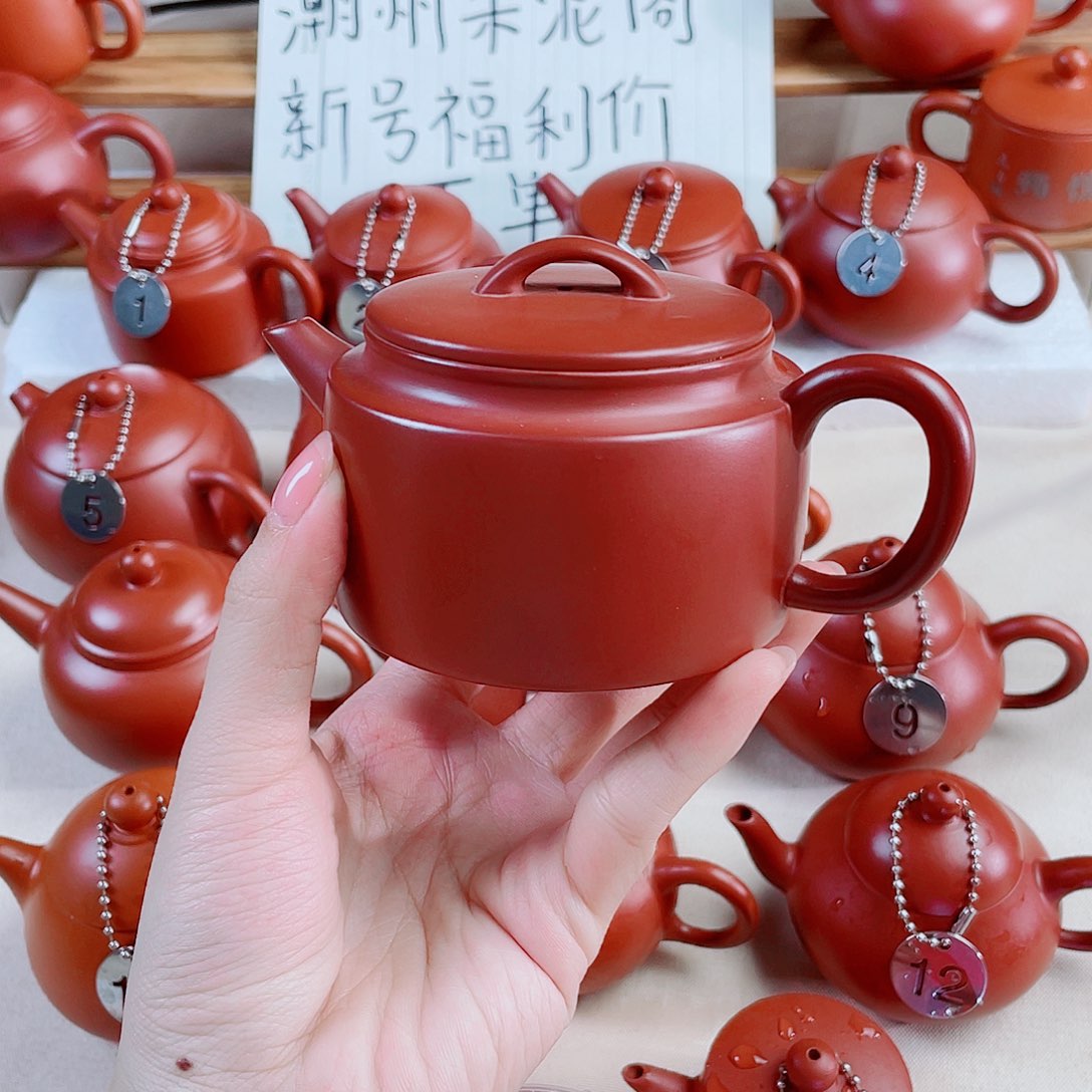 潮州朱泥壶大汉瓦180