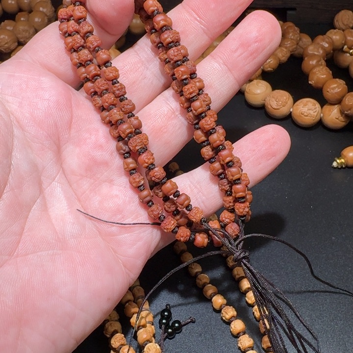 橄榄核吊坠万***兜核尖108罗汉