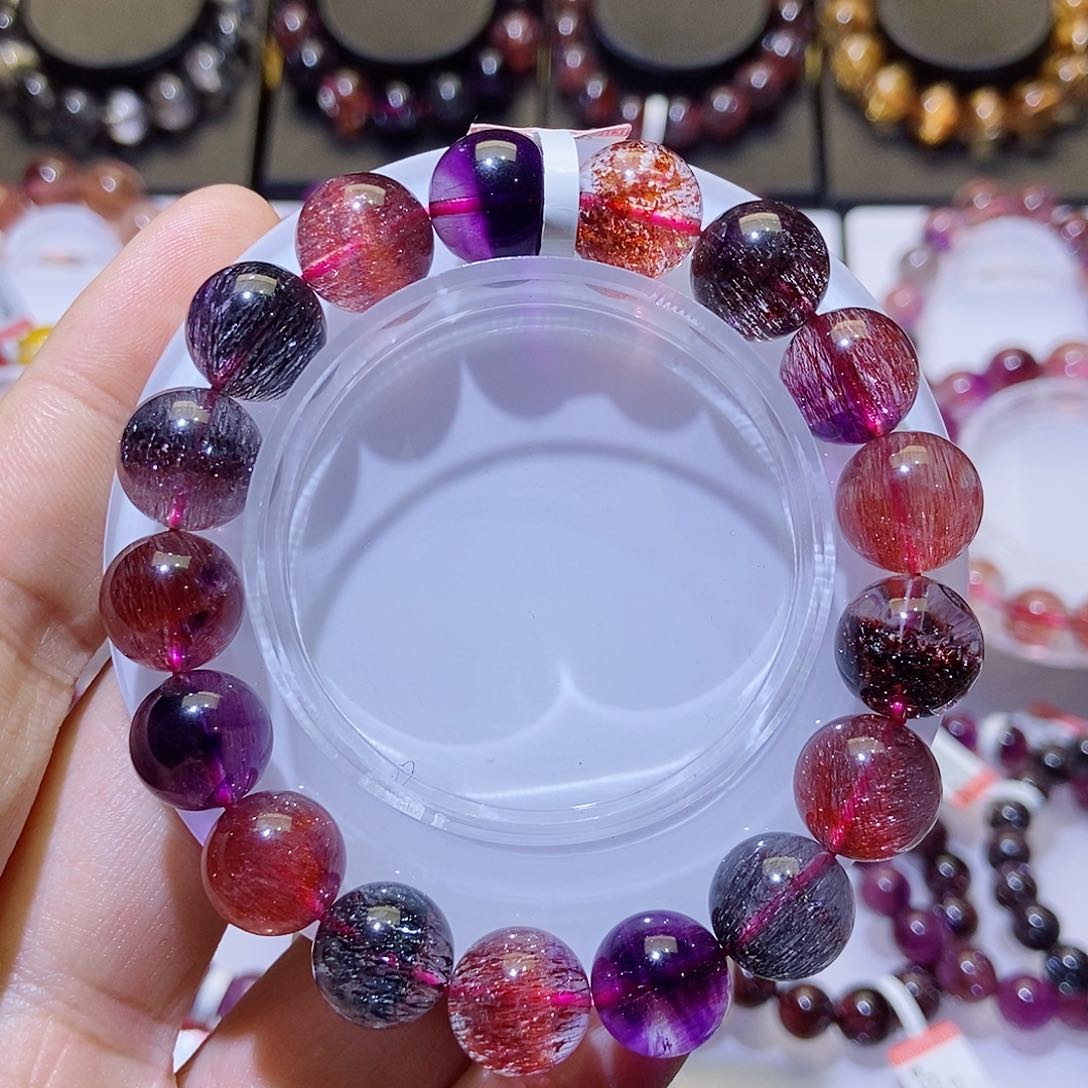 未镶嵌手链水晶超七12.5