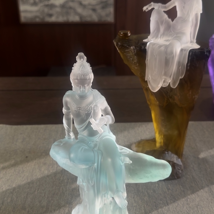 手工艺品琉璃唐****具