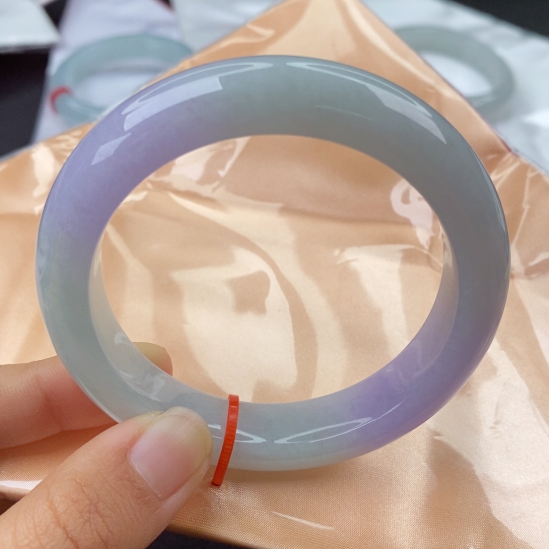 翡翠手镯未镶嵌5758正圈