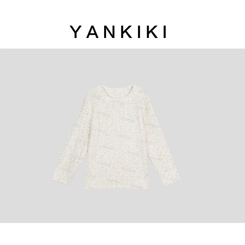 流苏圆领上衣 YANKIKI 2025春季新款NEW
