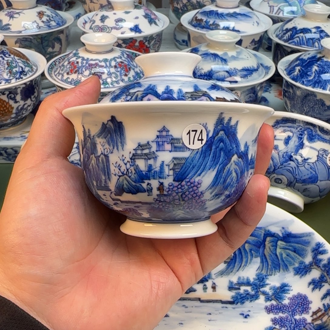 彦祖纯手工手绘茶具174