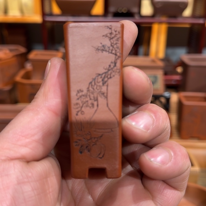 紫砂花盆阿*坤全手工制作