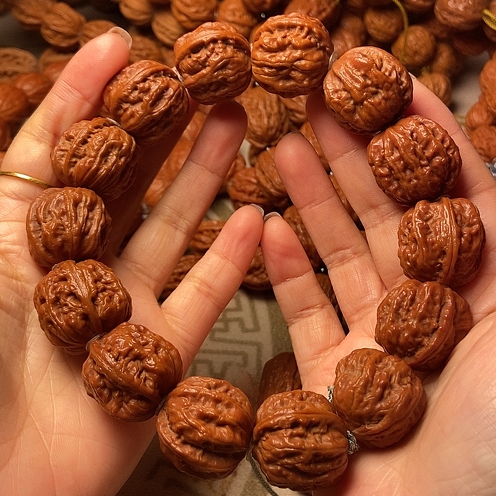 文玩核桃手串粗筋
