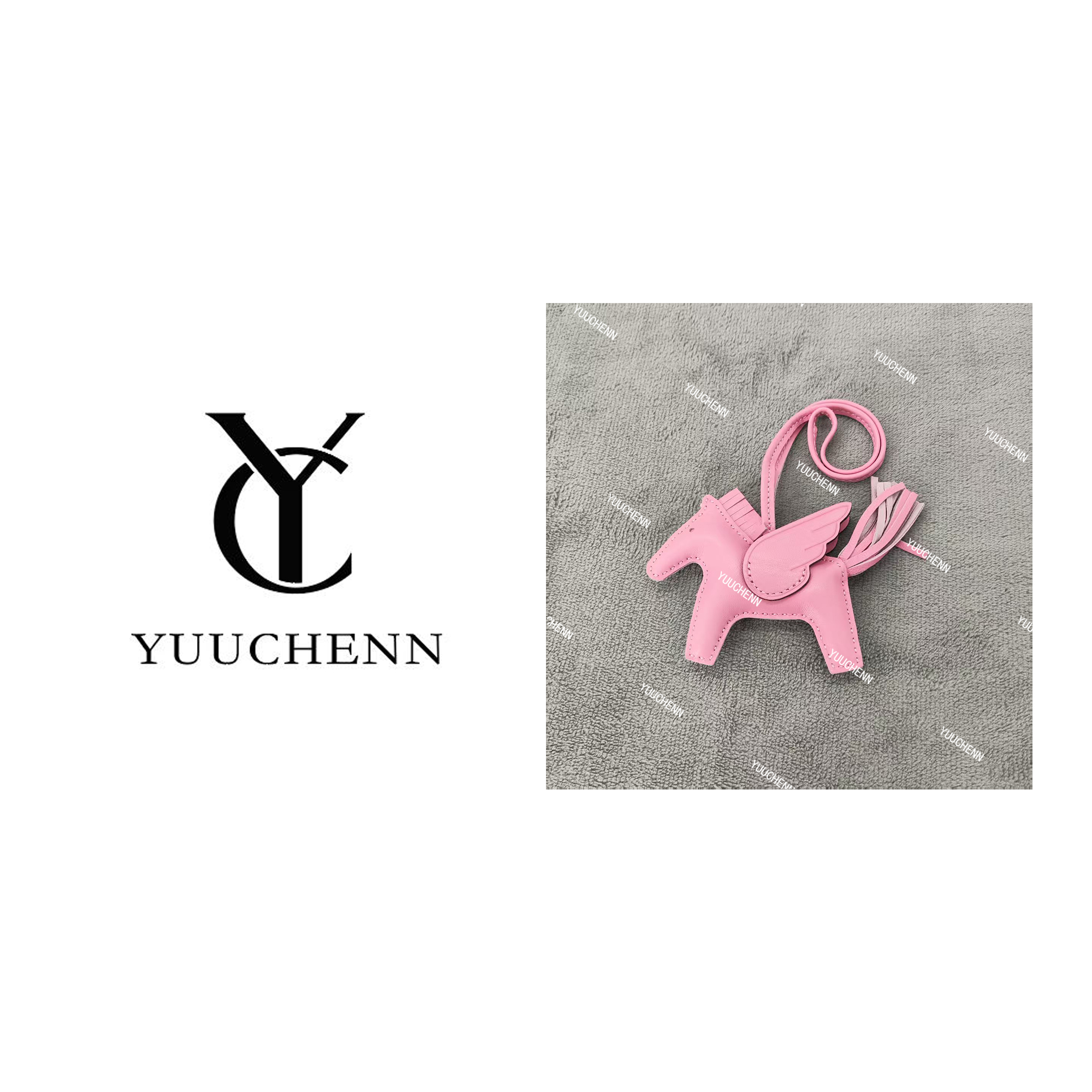 YUUCHENN【小马挂件】原创设计高定真皮包 HH7846