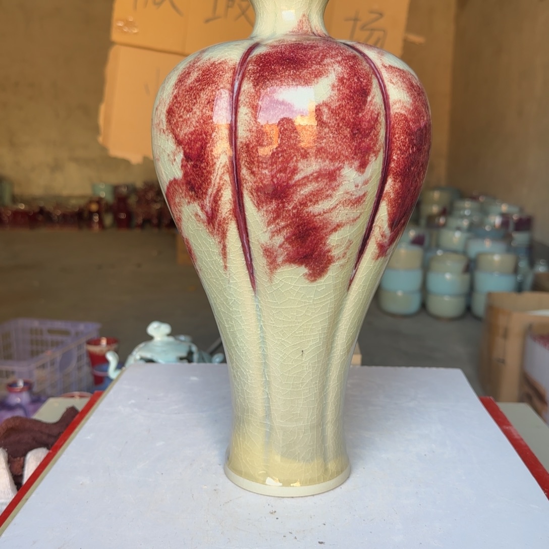 陶摆件郑家钧瓷摆件微瑕