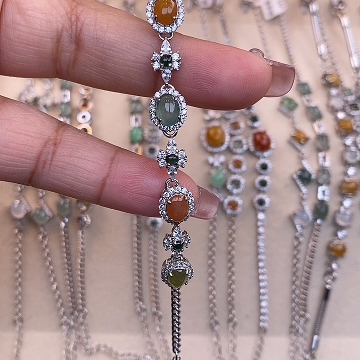 未镶嵌戒指翡翠五***肉缅甸