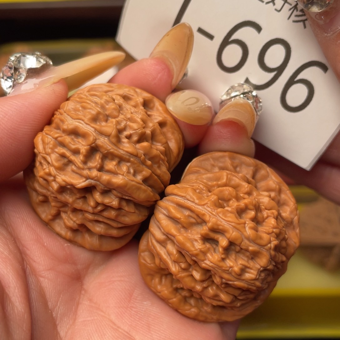 文玩核桃把件39全品平谷一代楼