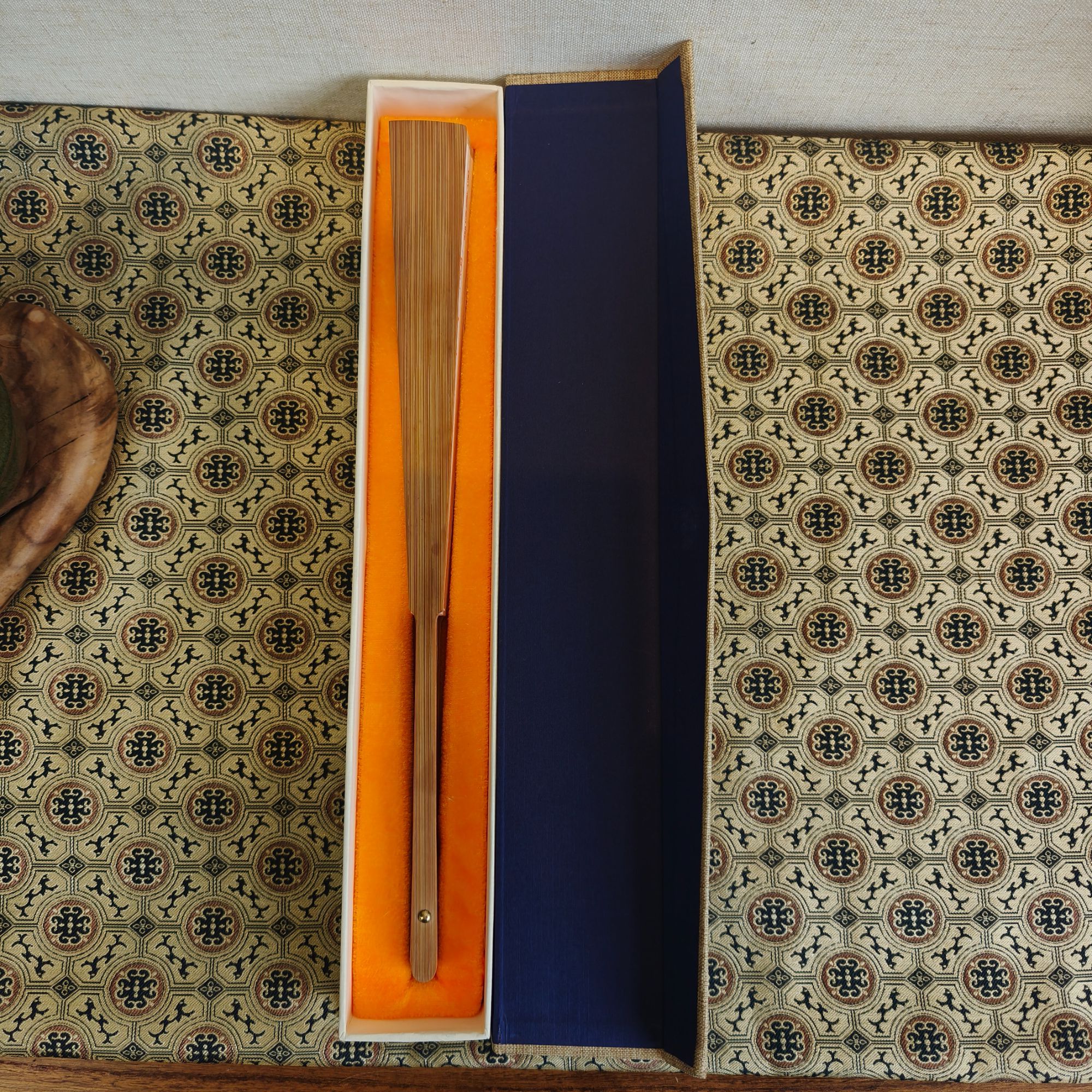 【一扇清风】-【彩蛋B61】-10寸书法手写手绘国风扇子-带礼盒