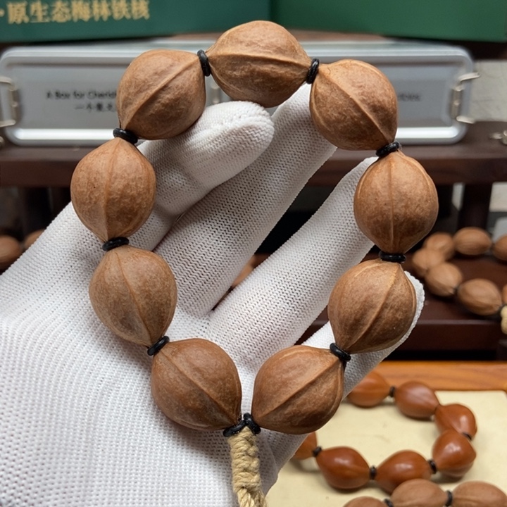 手串橄榄核2027三花短圆