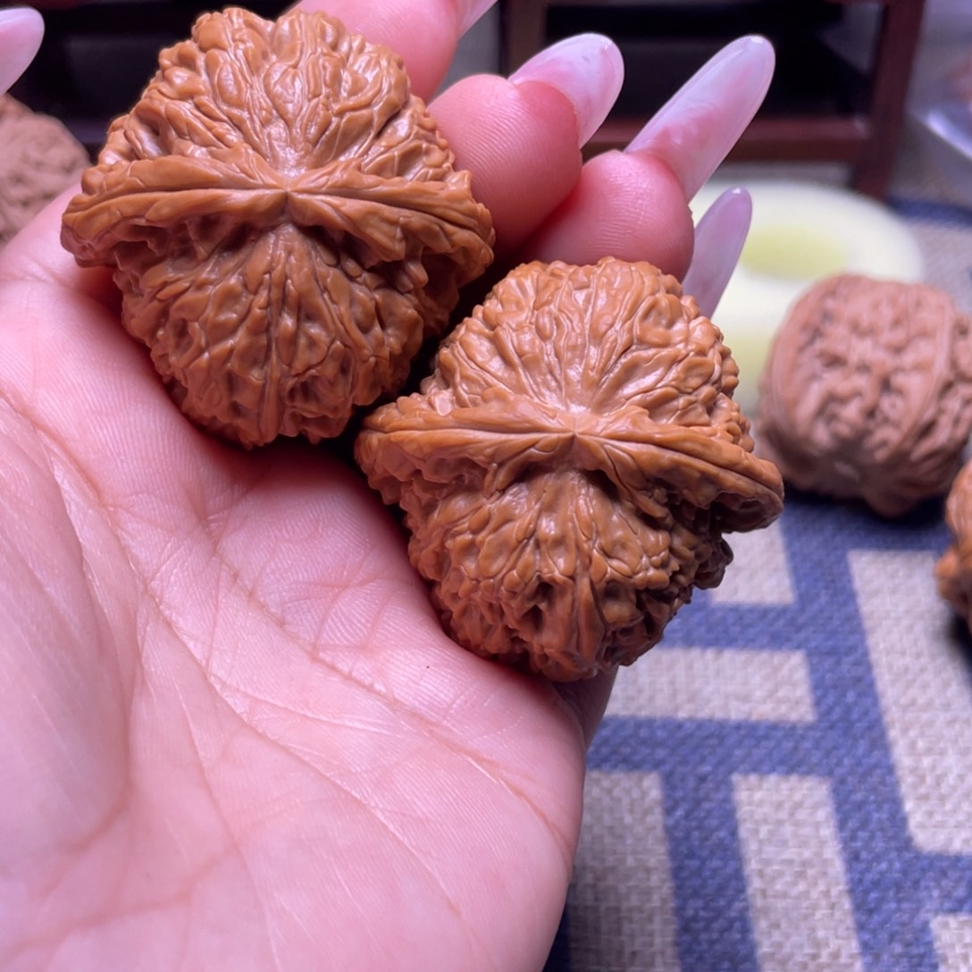 冉****吊坠文玩核桃42白狮子文玩