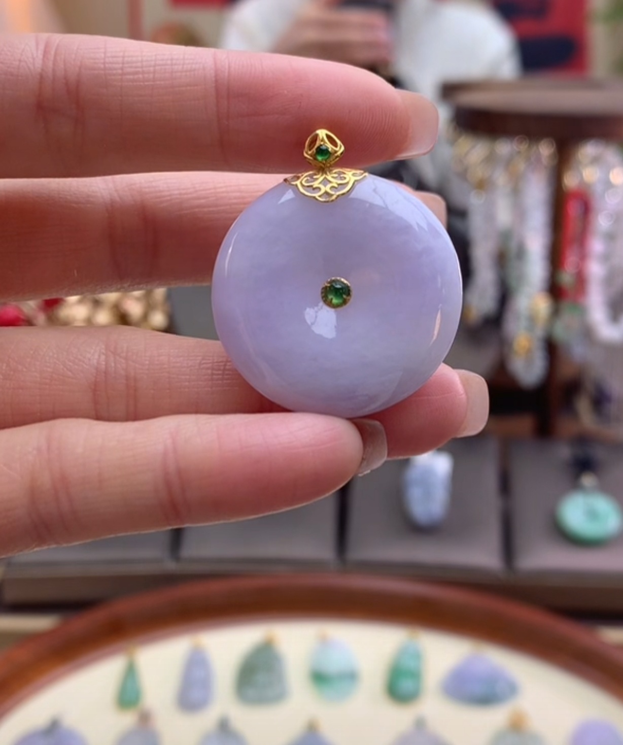 天然缅甸A货吊坠