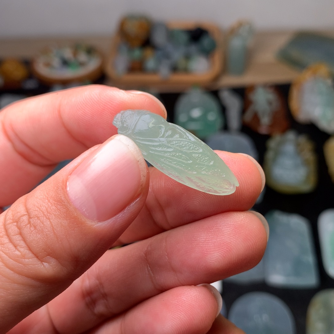 定制翡翠未镶嵌一鸣惊人