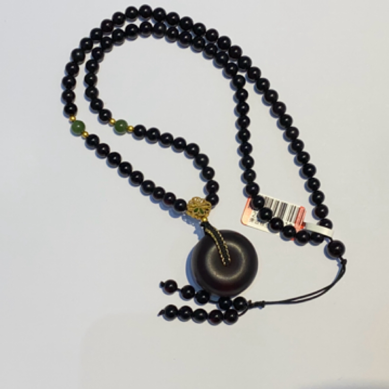 血珀平安扣项链（链子6➕）