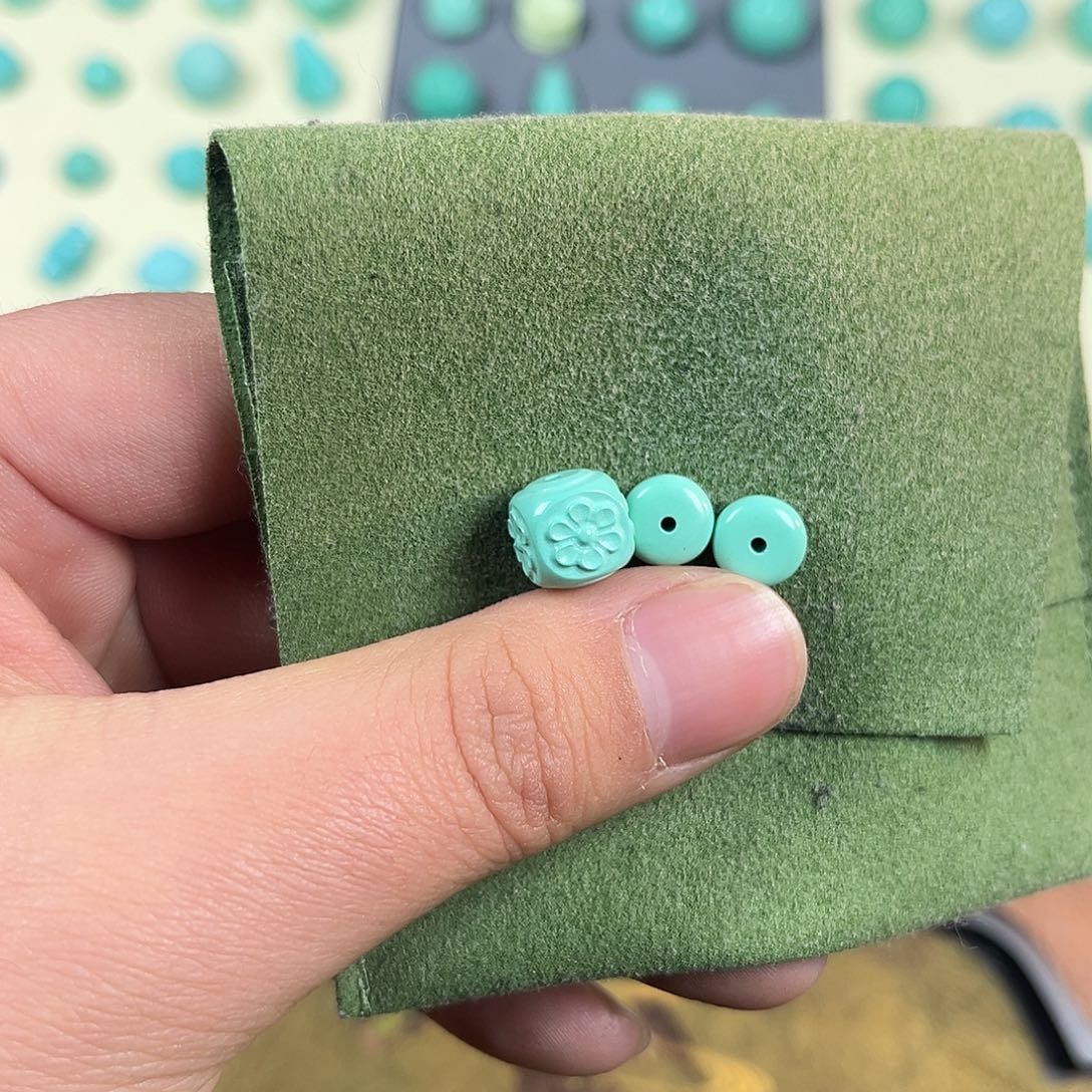 湖北特色六方卡10散珠配饰，00022