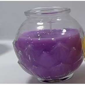 阿茶 紫色蜡烛聚福罐（沉香系列）(N00365)