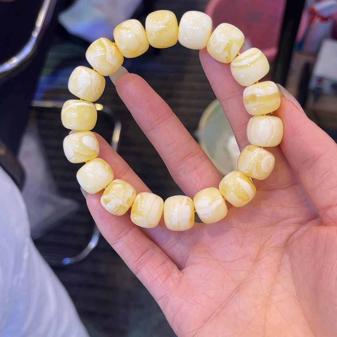 未镶嵌琥珀手链蜜蜡手串